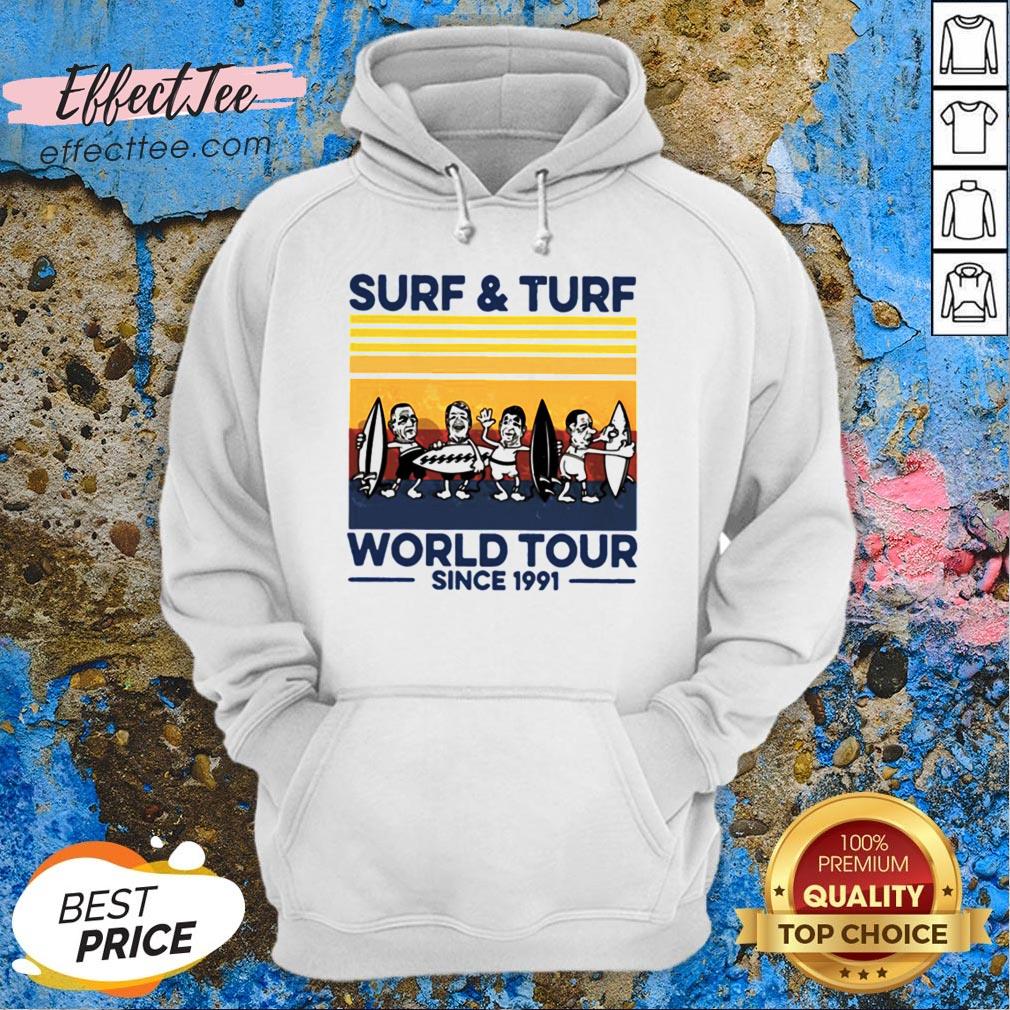 Surf And Turf World Tour Since 1991 Vintage Retro Shirt