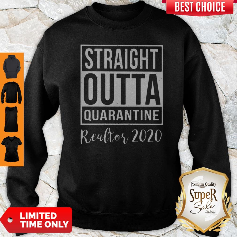 Straight Outta Quarantine Realtor 2020 Coronavirus Shirt