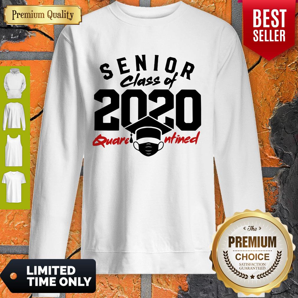 Funny Senior Class Of 2020 Mask Quarantined Shirt