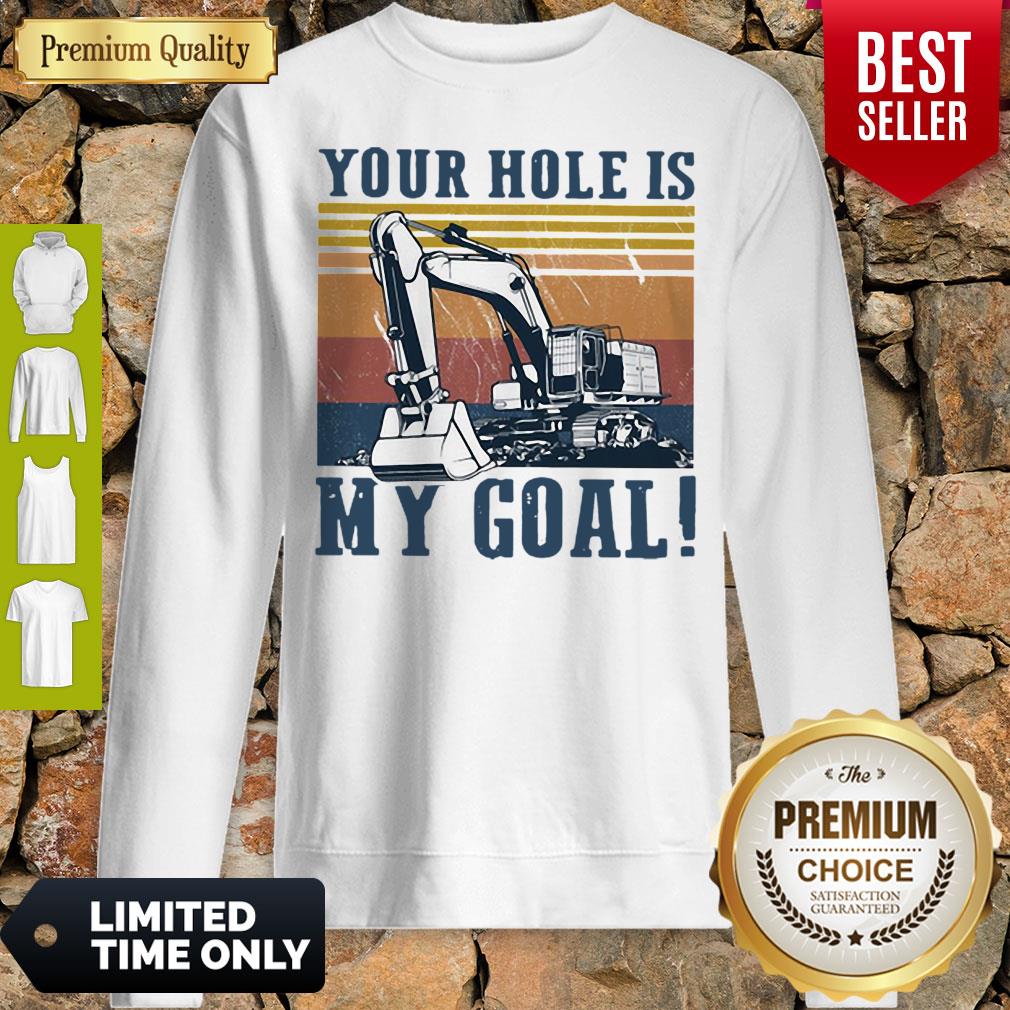 Official Your Hole Is My Goal Vintage Shirt