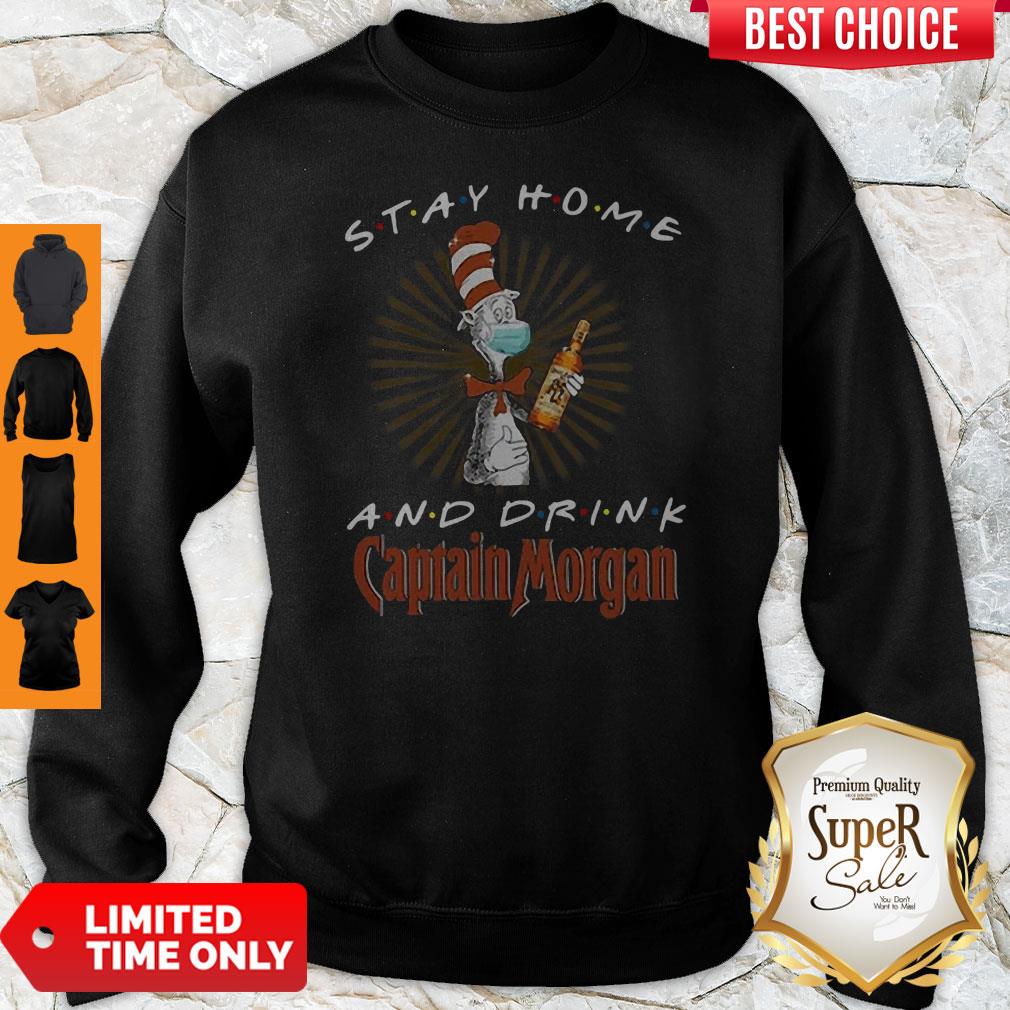 Dr. Seuss Stay Home And Drink Captain Morgan Coronavirus Shirt
