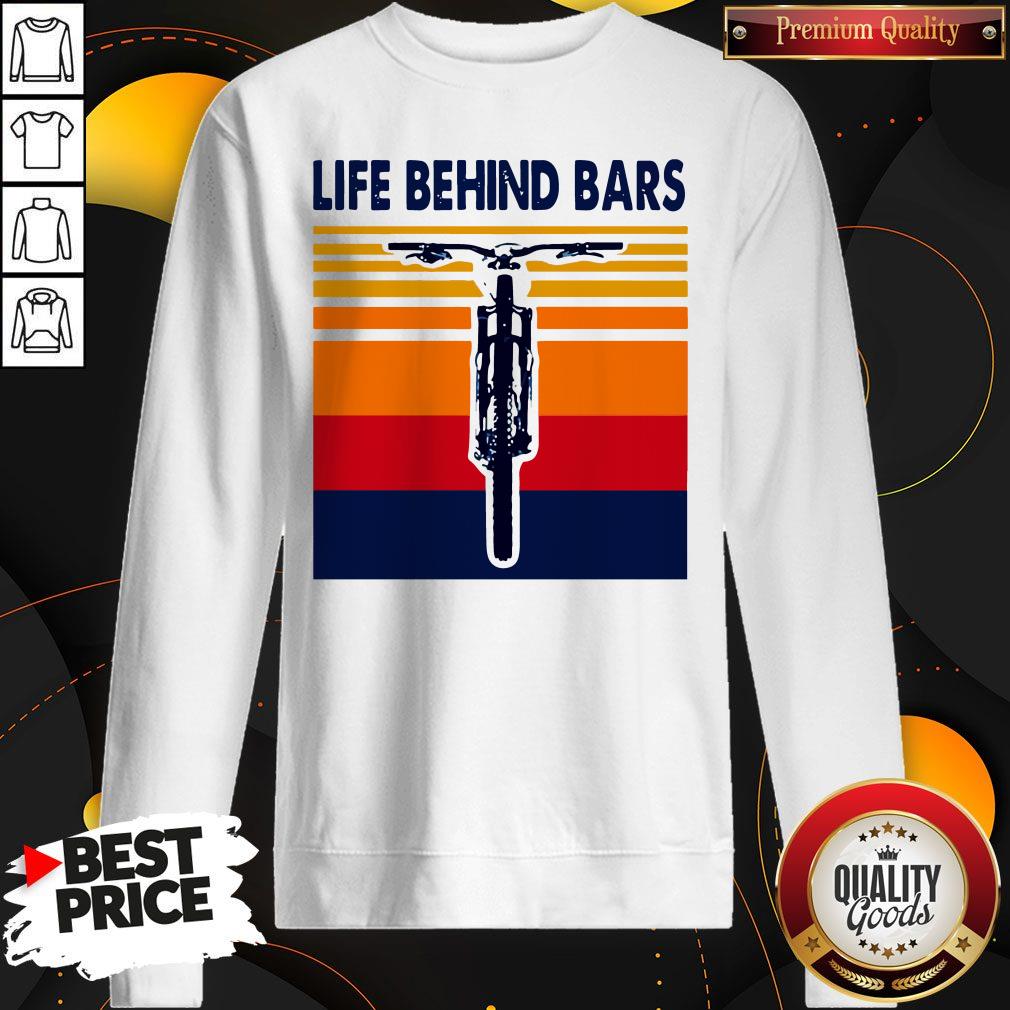 Sweet Bicycle Life Behind Bars Vintage Retro Shirt
