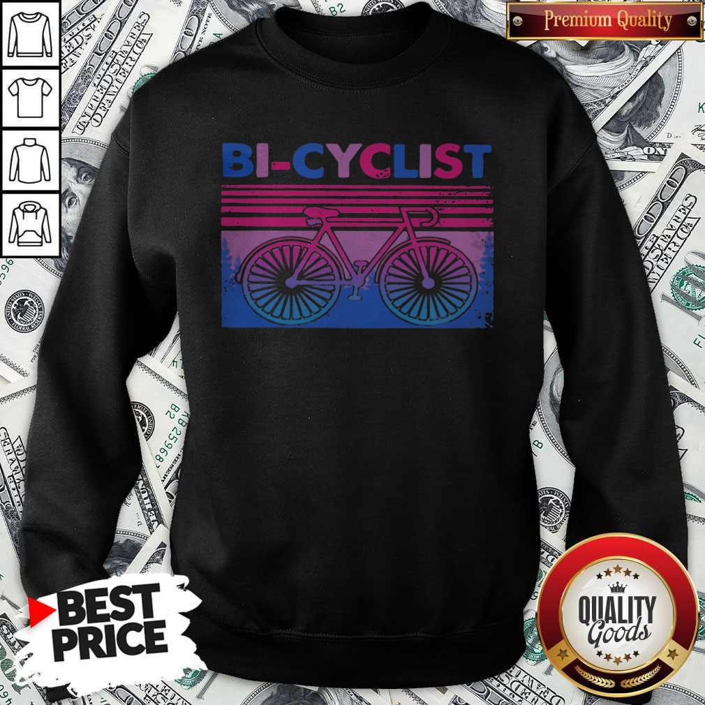 Sweet Black Bicyclist Vintage Classic Shirt