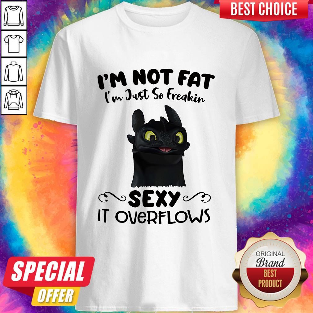 Sweet Im Not Fat Im Just So Freakin Sexy It Overflows Toothless Dragon Shirt