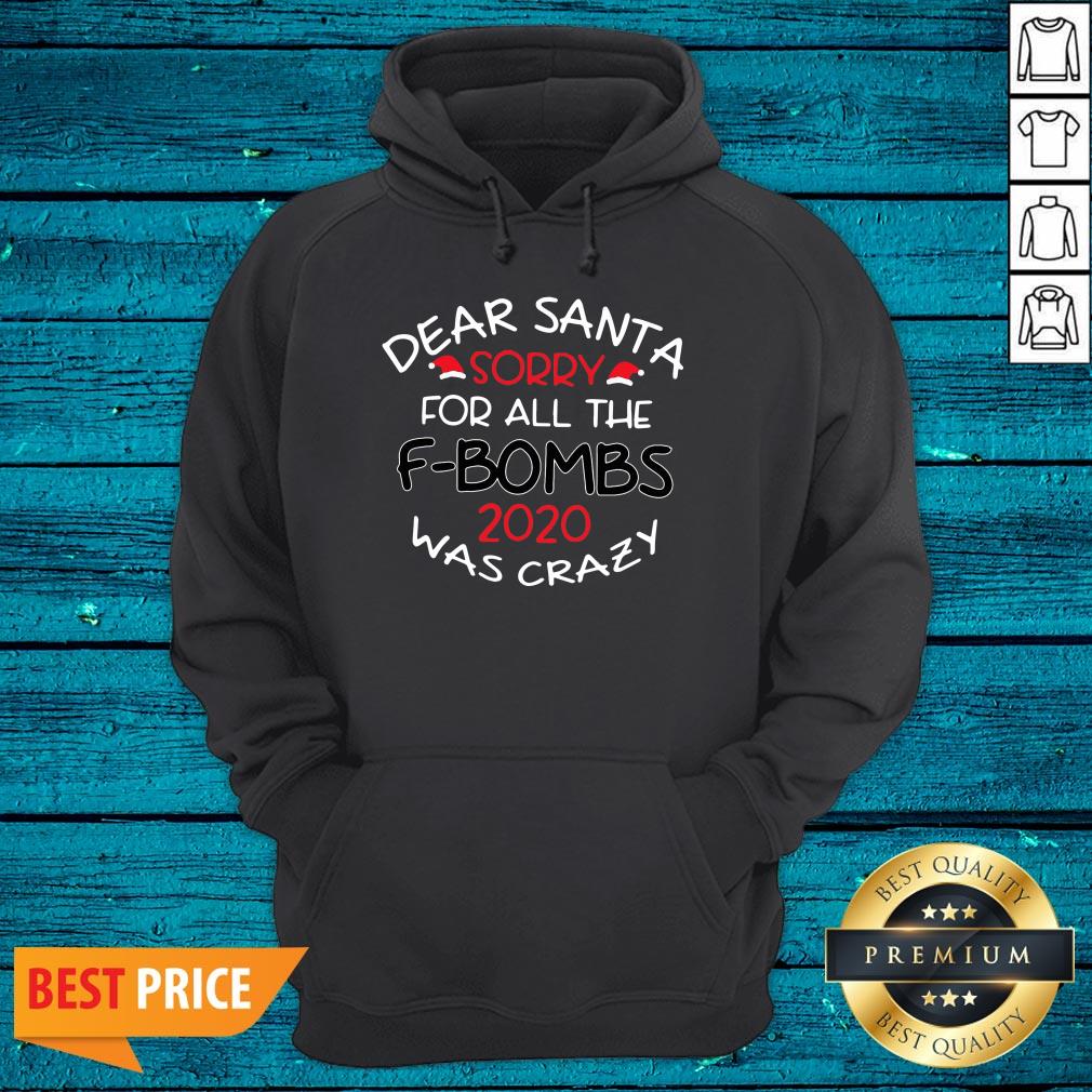 Sweet Merry Christmas Dear Santa Sorry For All The F-bombs 2020 Was Crazy Shirt