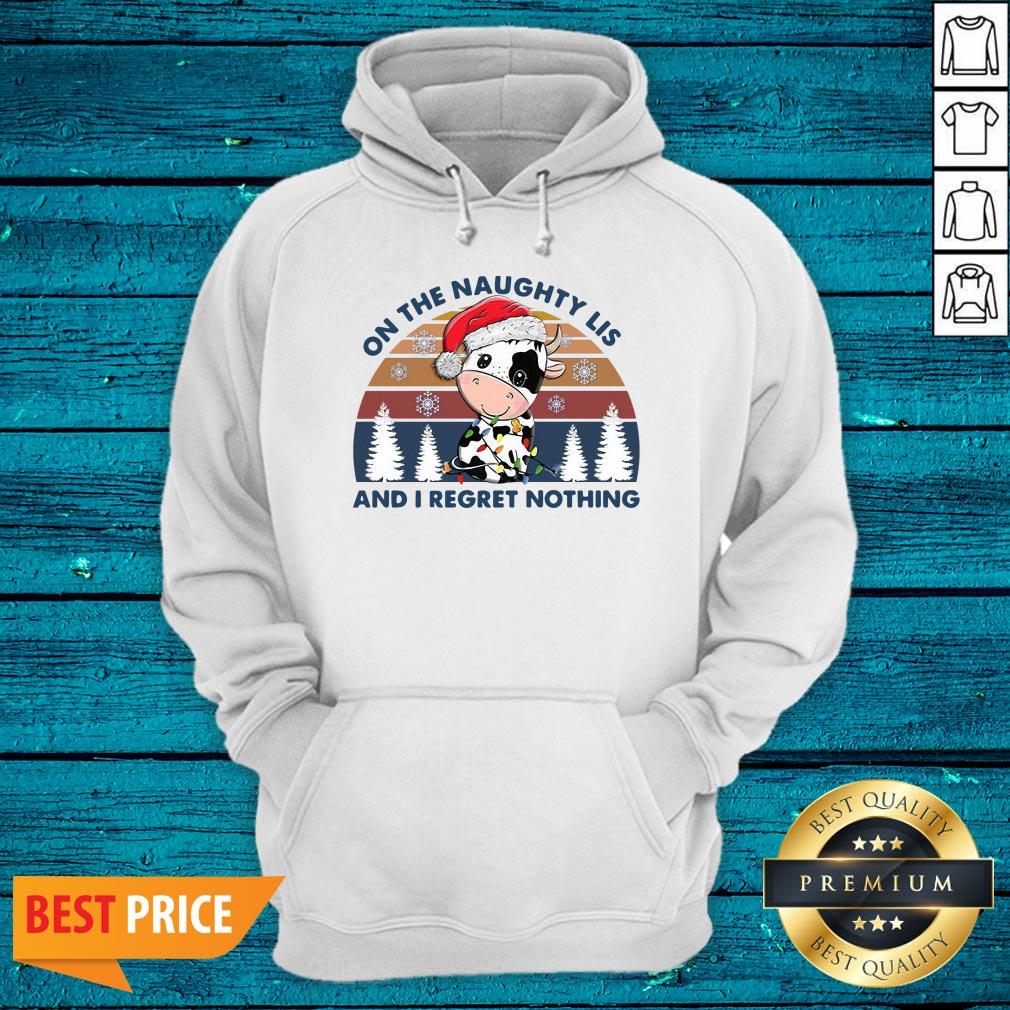 Sweet On The Naughty List And I Regret Nothing Vintage Shirt