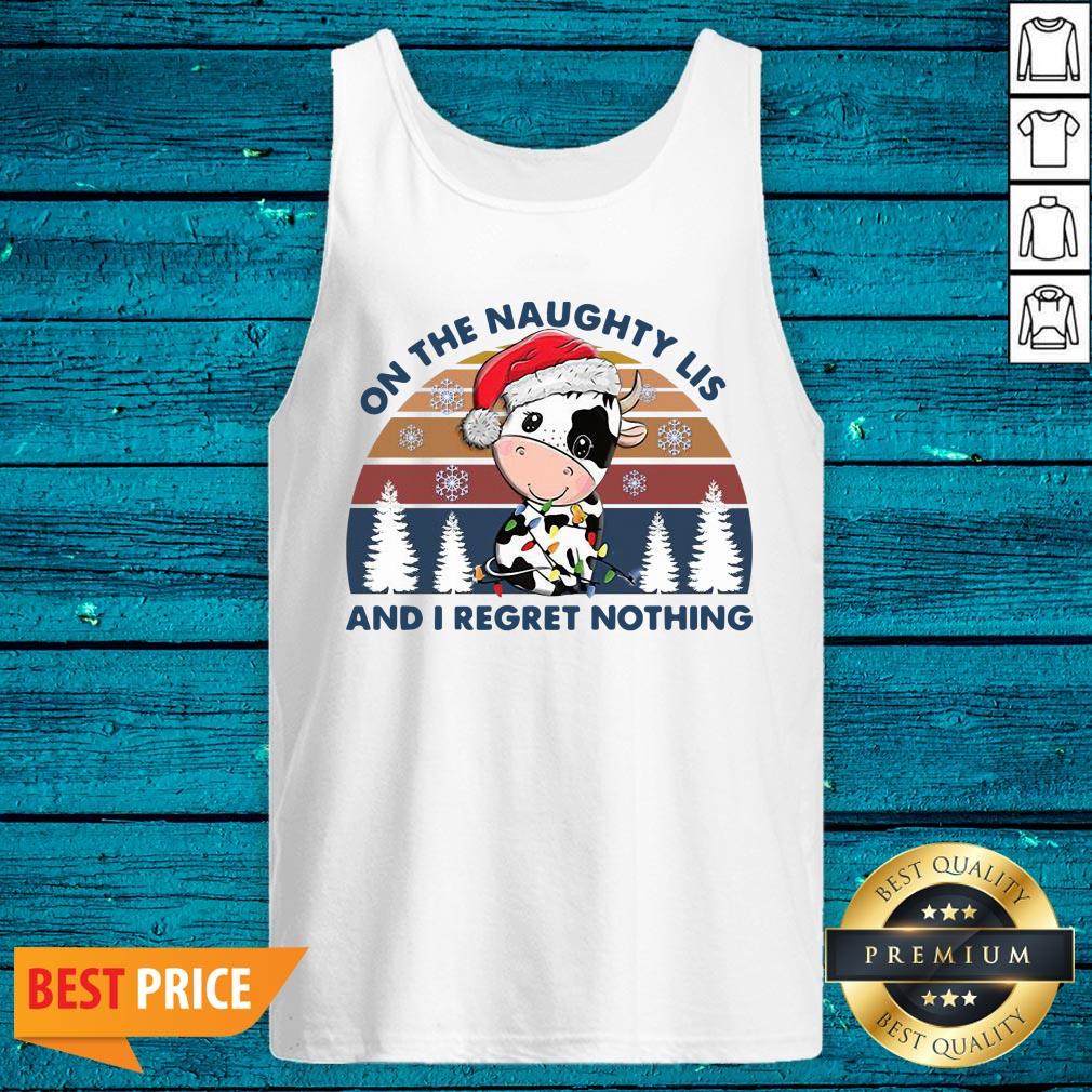 Sweet On The Naughty List And I Regret Nothing Vintage Shirt