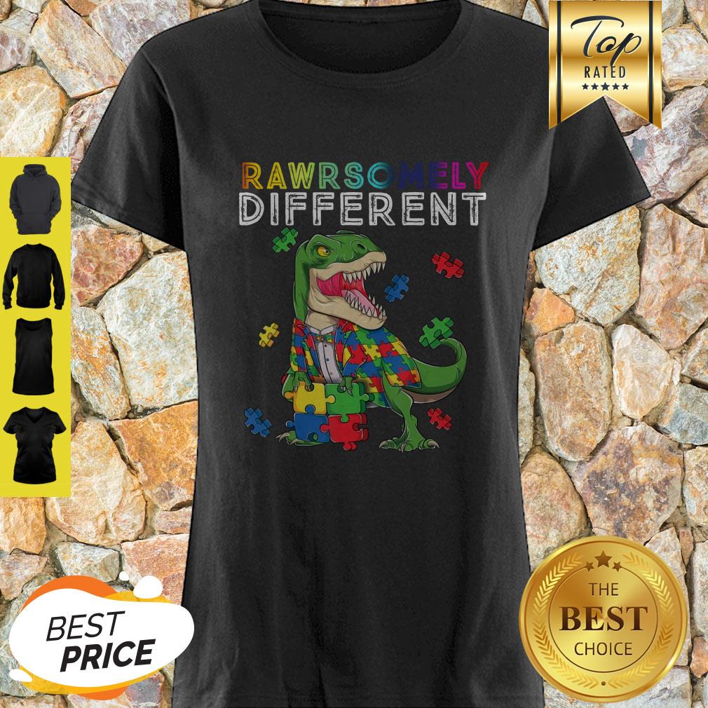 T-Rex Dinosaur Puzzle Piece Autism Shirt