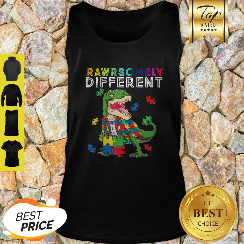 T-Rex Dinosaur Puzzle Piece Autism Shirt