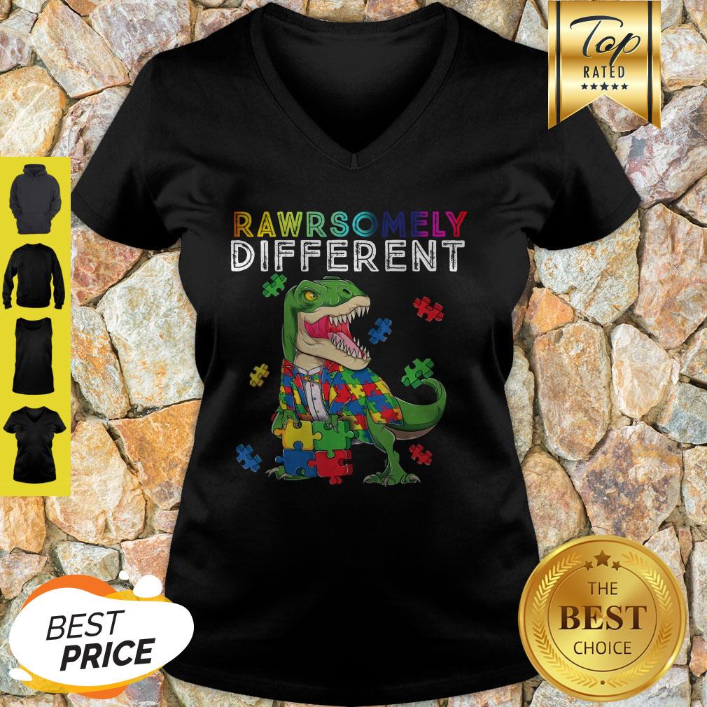 T-Rex Dinosaur Puzzle Piece Autism Shirt