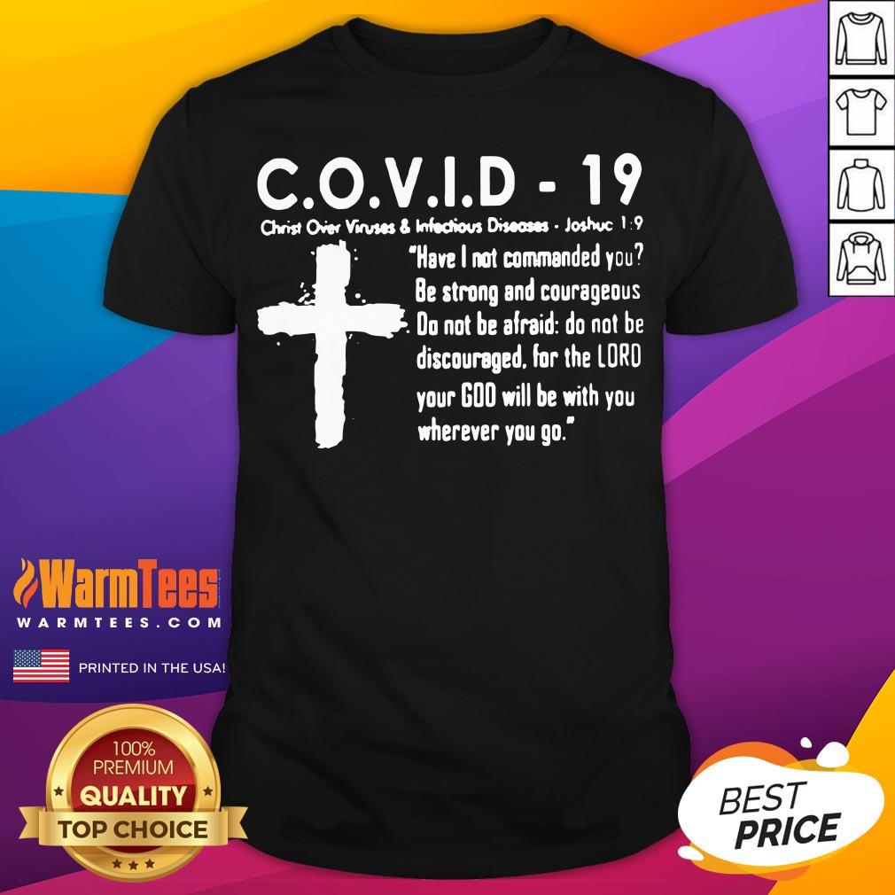 Nice Covid 19 Christ Over Viruses And Infectious Diseases Shirt
