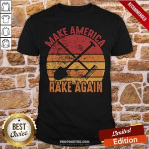 Awesome Make America Rake Again Political Election Vintage Shirt