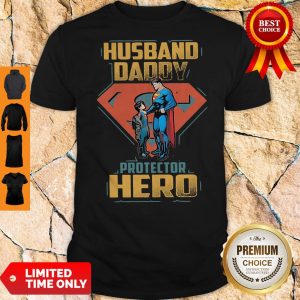 Premium Superman And Son Husband Daddy Protector Hero Shirt
