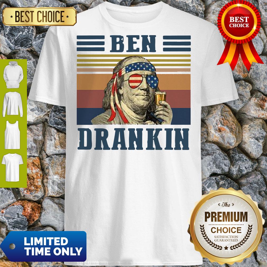 Funny Ben Drankin Vintage Shirt