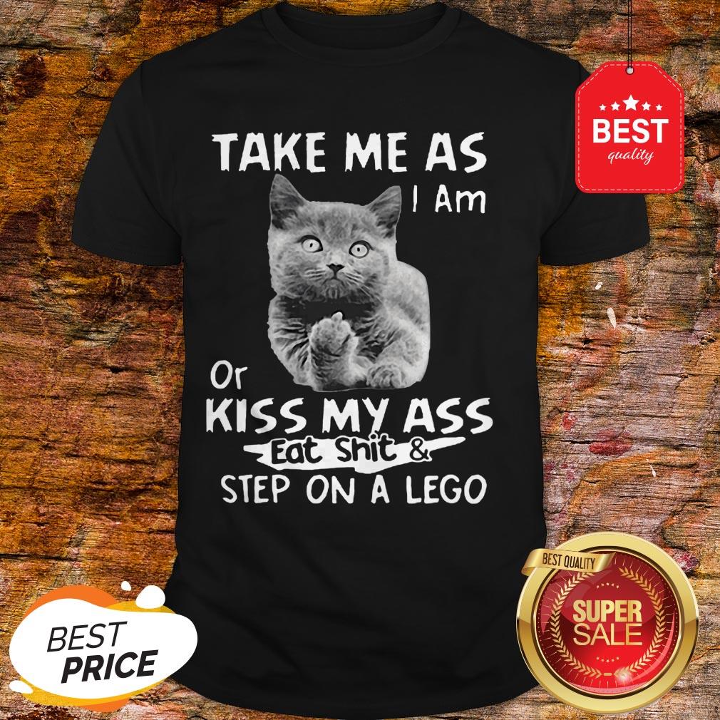 Take Me As I Am Or Kiss My Ass Eat Shit & Step On A Lego Shirt