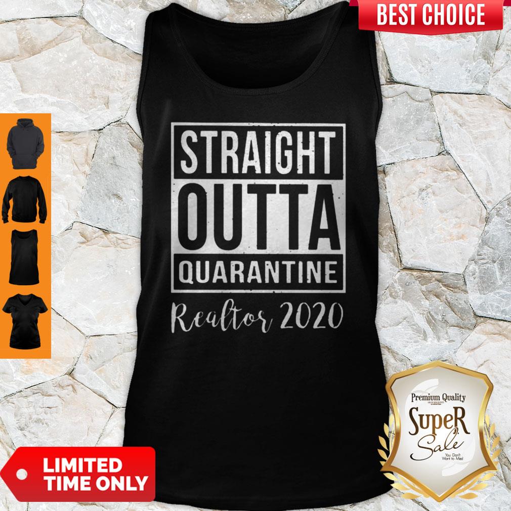 Straight Outta Quarantine Realtor 2020 Coronavirus Shirt
