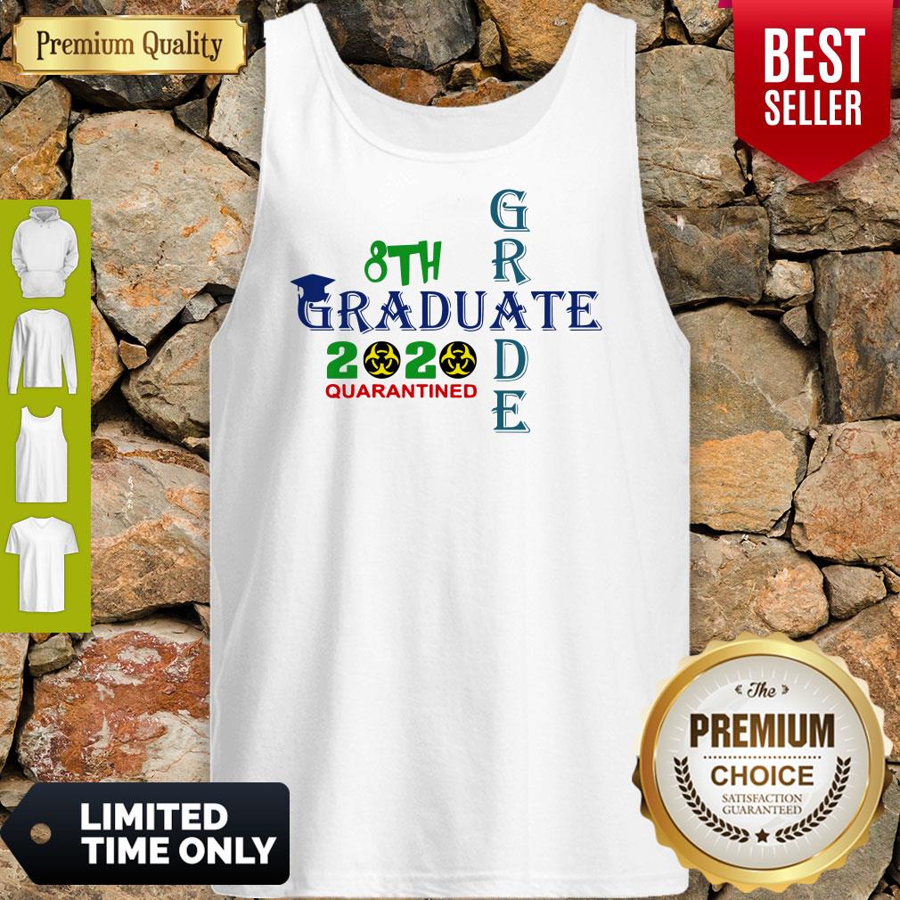 Premium 8th Grade Graduation 2020 Quarantine Cross Shirt