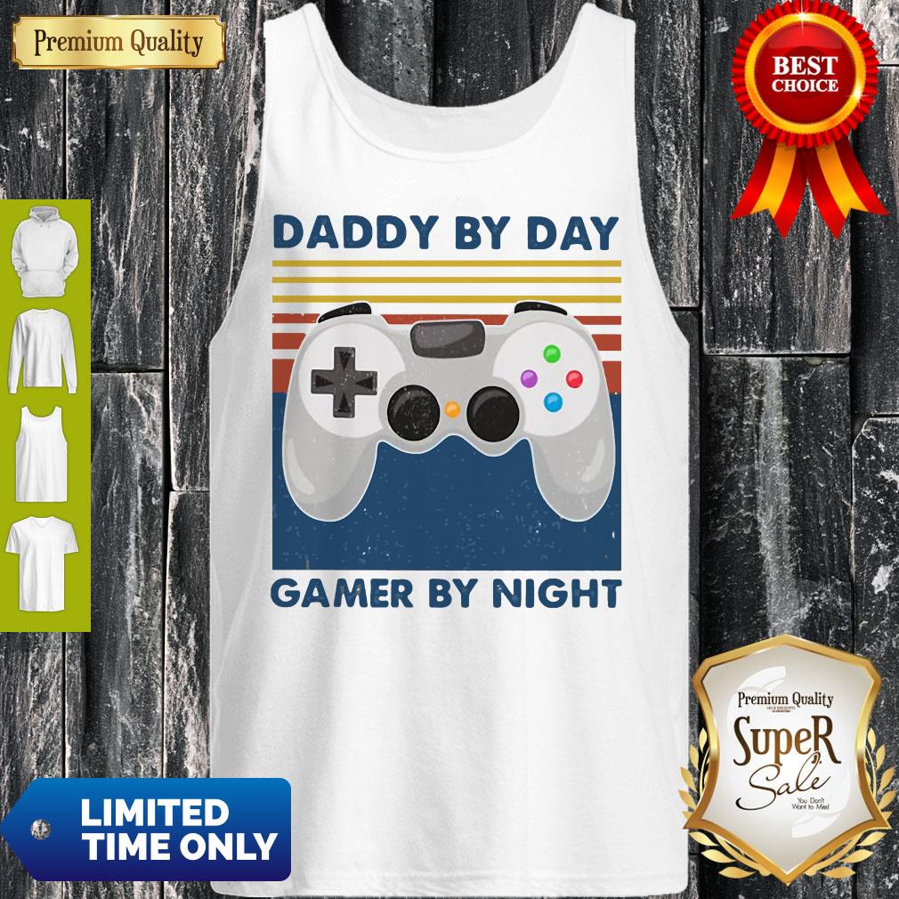 Family Daddy By Day Gamer By Night Vintage Shirt