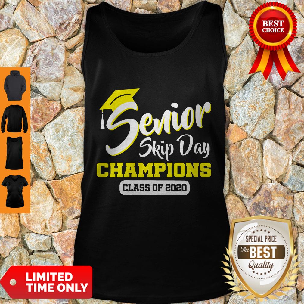 Top Senior 2020 Skip Day Champion Class Of 2020 Red Black Shirt
