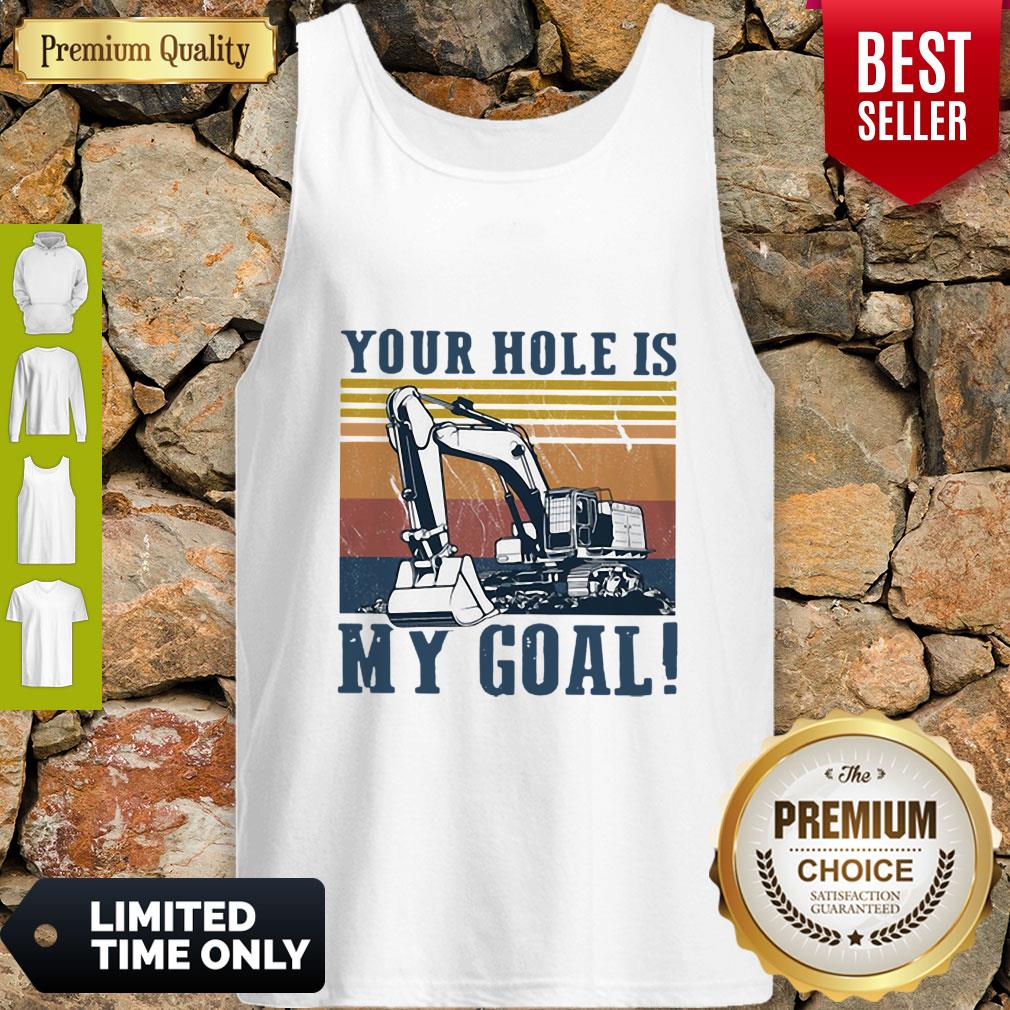 Official Your Hole Is My Goal Vintage Shirt
