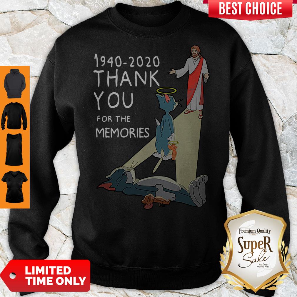 Good Jesus 1940-2020 Thank You For The Memories Tom And Jerry Shirt