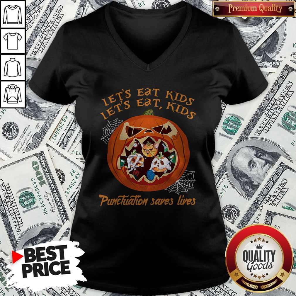 Teacher Let’s Eat Kids Punctuation Saves Lives Shirt