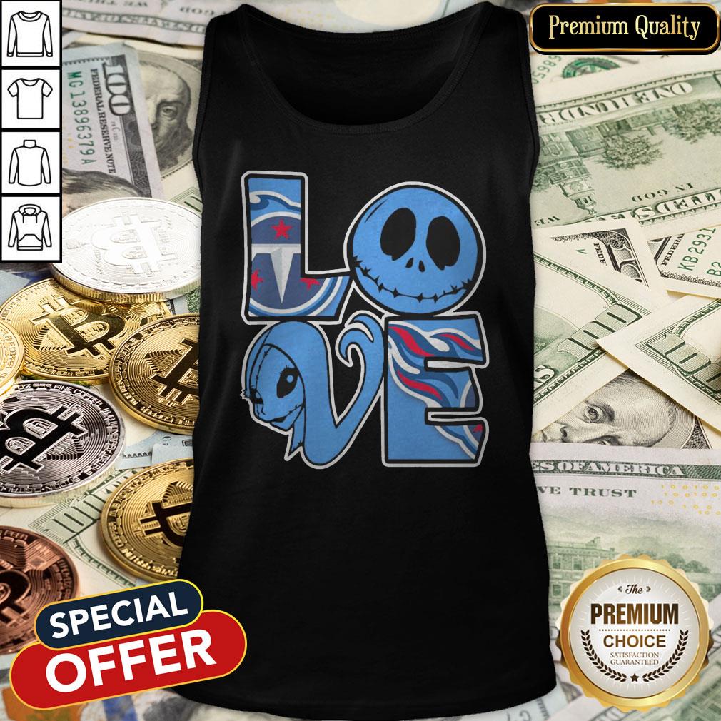 Tennessee Titans Jack Skellington And Sally Love Shirt