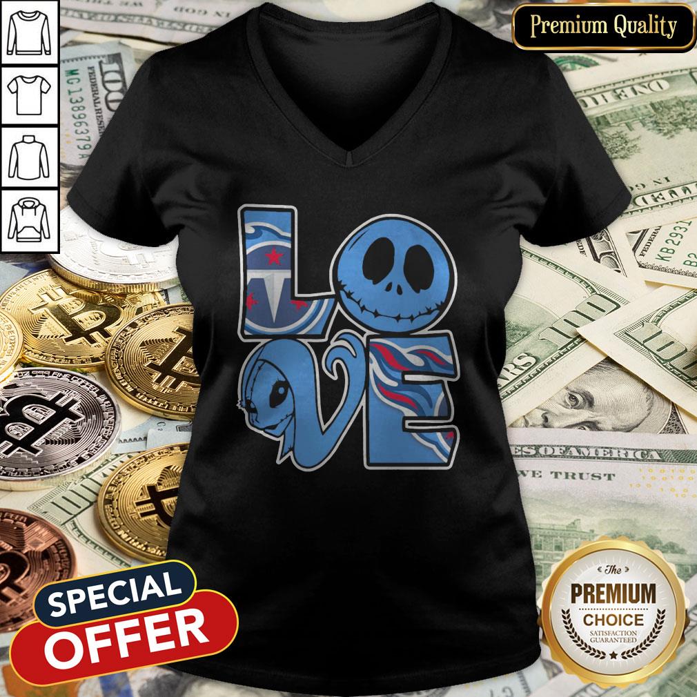 Tennessee Titans Jack Skellington And Sally Love Shirt