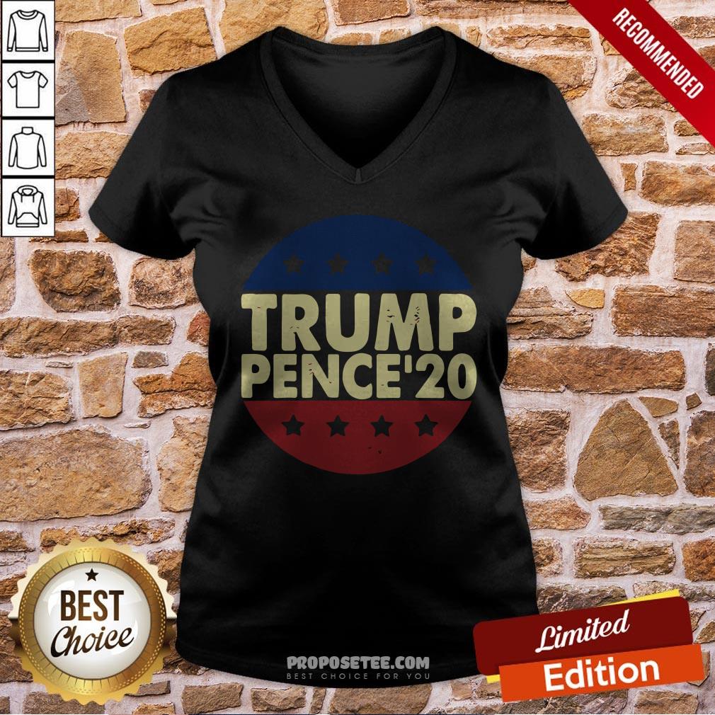 The Trump Pence 2020 Election Costume Patriotic Gift Retro Shirt