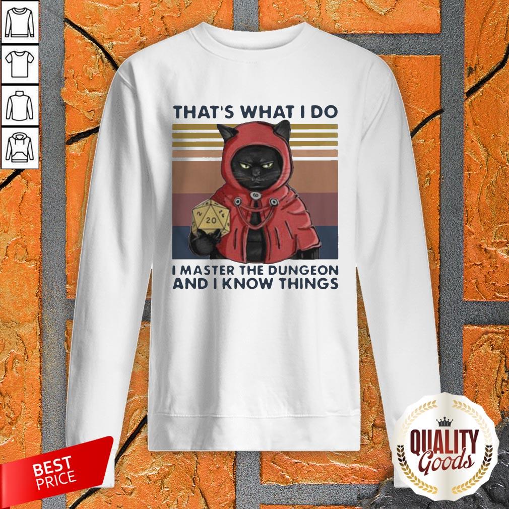 Thats What I Do I Master The Dungeon And I Know Things Vintage Shirt