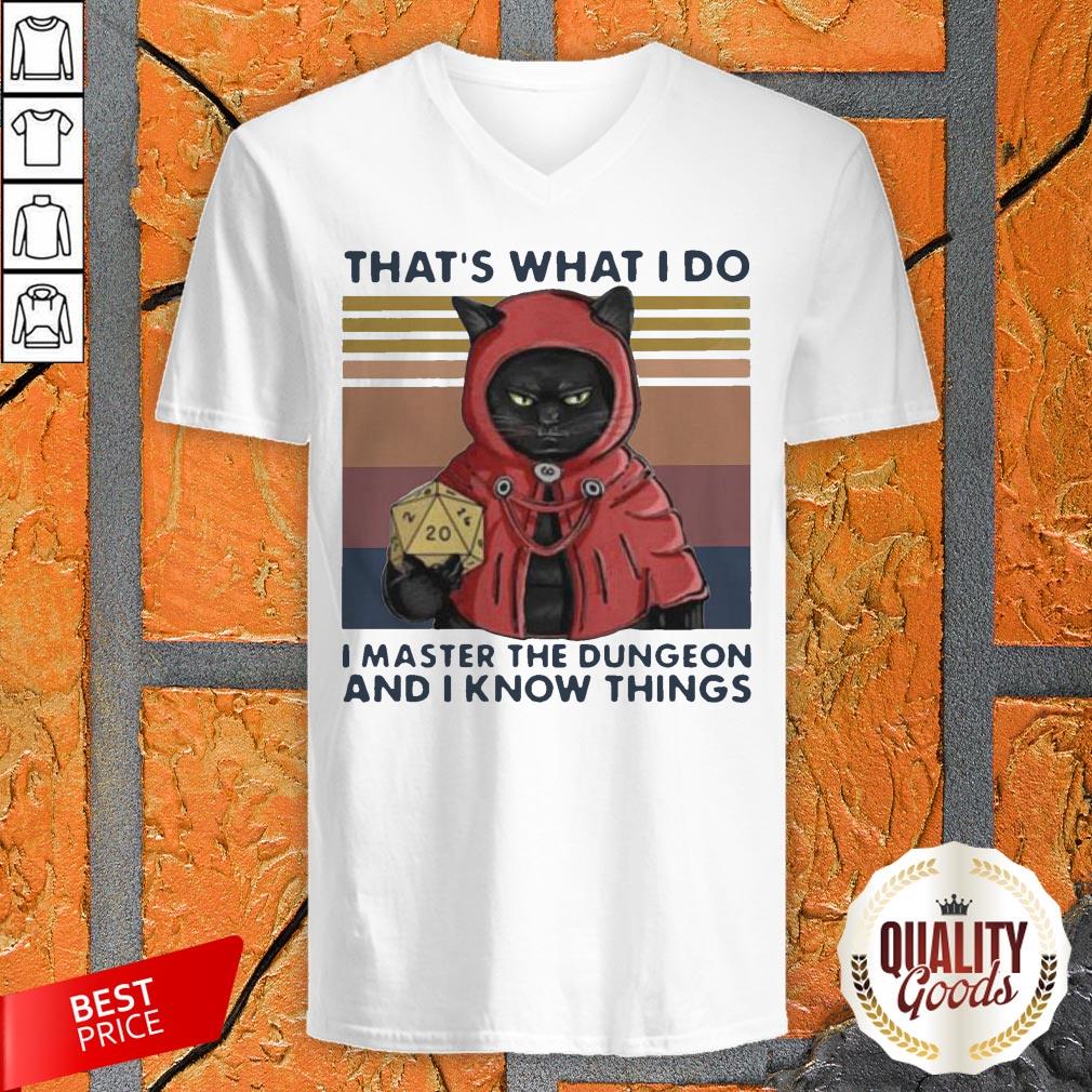 Thats What I Do I Master The Dungeon And I Know Things Vintage Shirt