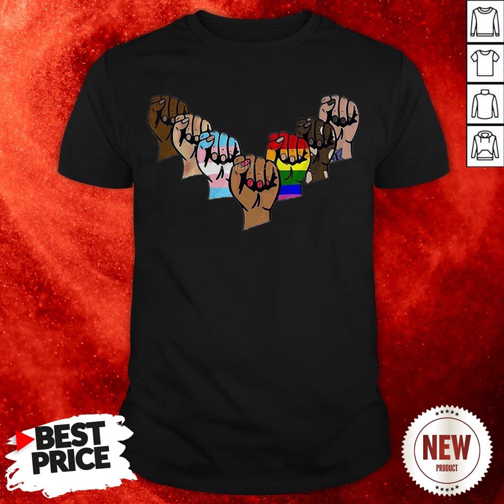 The Fist Black Lives Matter LGBT Togetherness Shirt