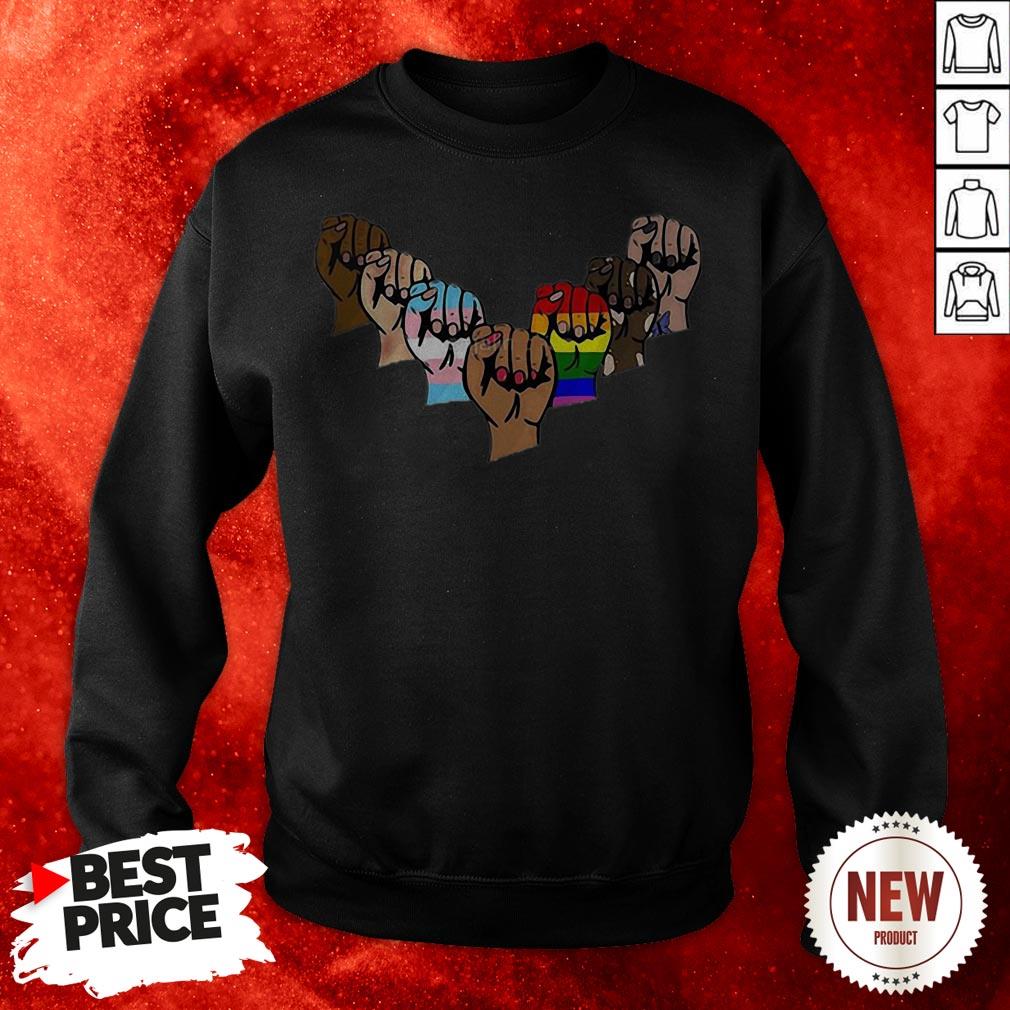 The Fist Black Lives Matter LGBT Togetherness Shirt