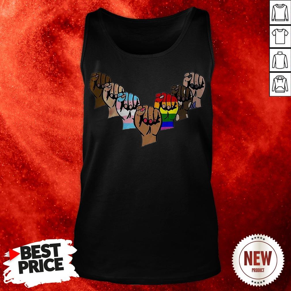 The Fist Black Lives Matter LGBT Togetherness Shirt