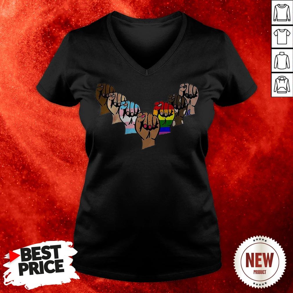 The Fist Black Lives Matter LGBT Togetherness Shirt