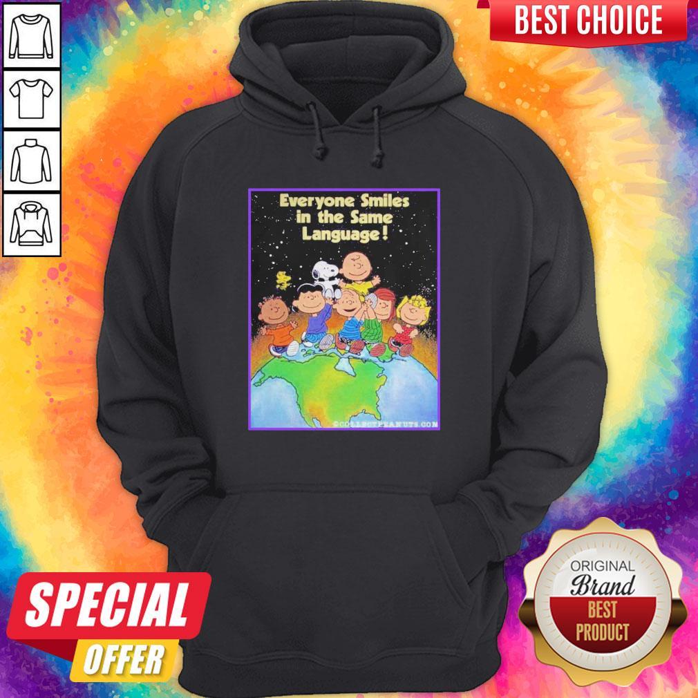 The Peanuts Everyone Smiles In The Same Language Shirt