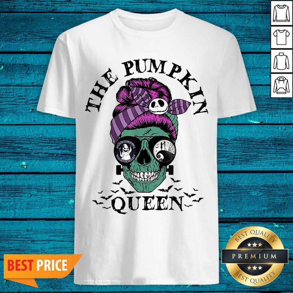 The Pumpkin Queen Skull Women Shirt