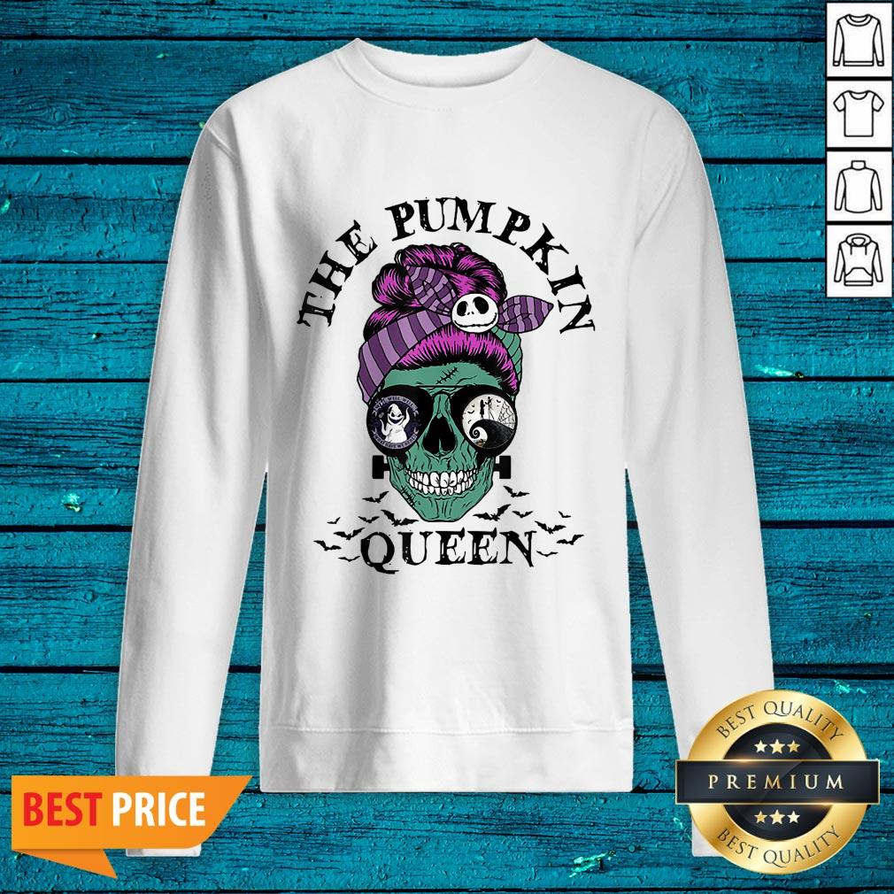 The Pumpkin Queen Skull Women Shirt