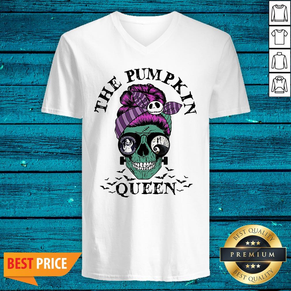 The Pumpkin Queen Skull Women Shirt