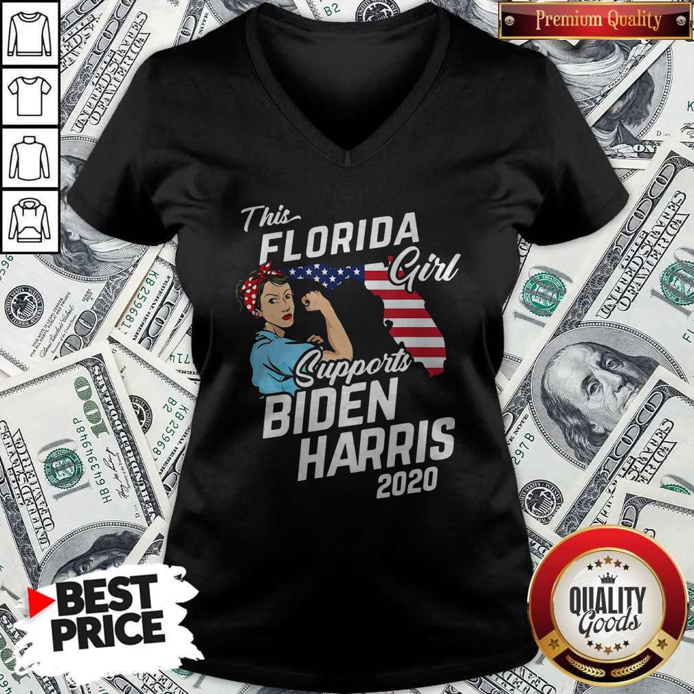 This Florida Girl Supports Biden Harris 2020 American Shirt