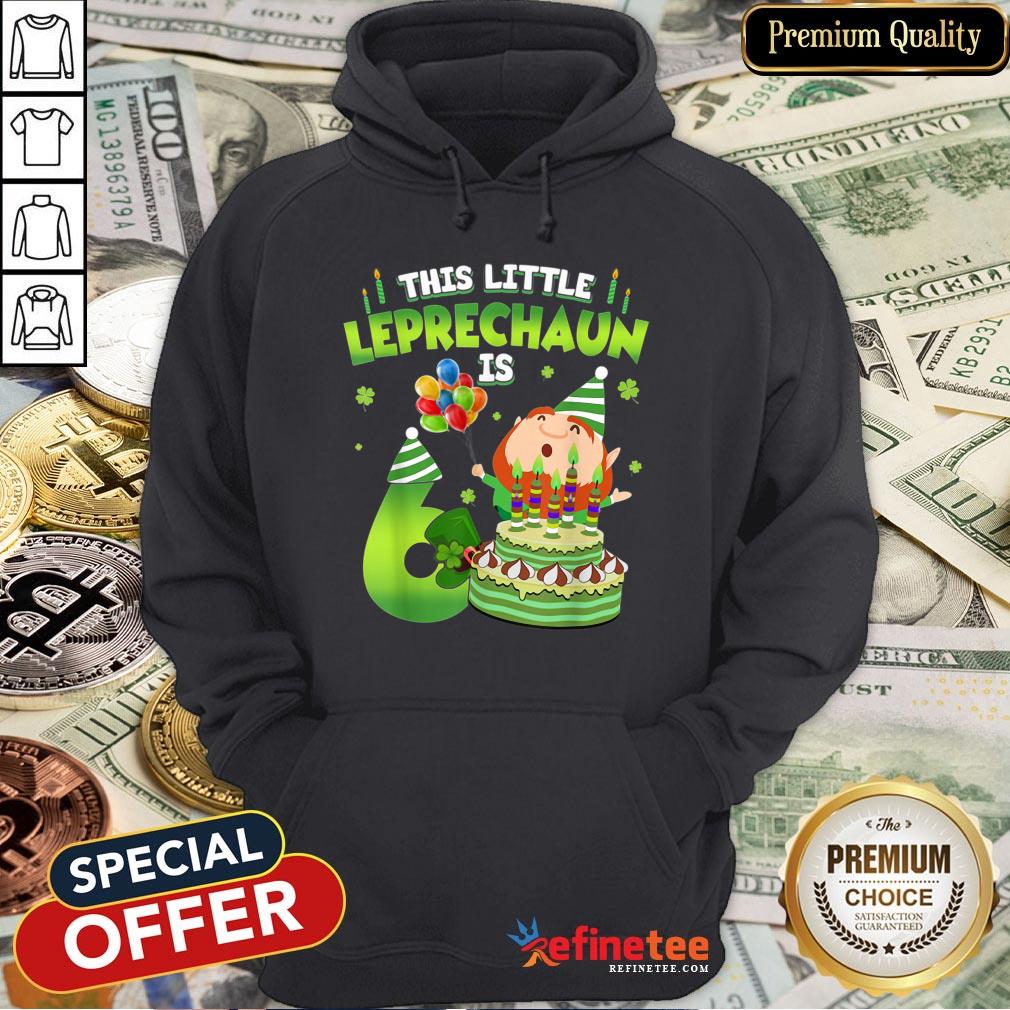 This Leprechaun Is 6 Year Old Birthday St Patricks Day Shirt