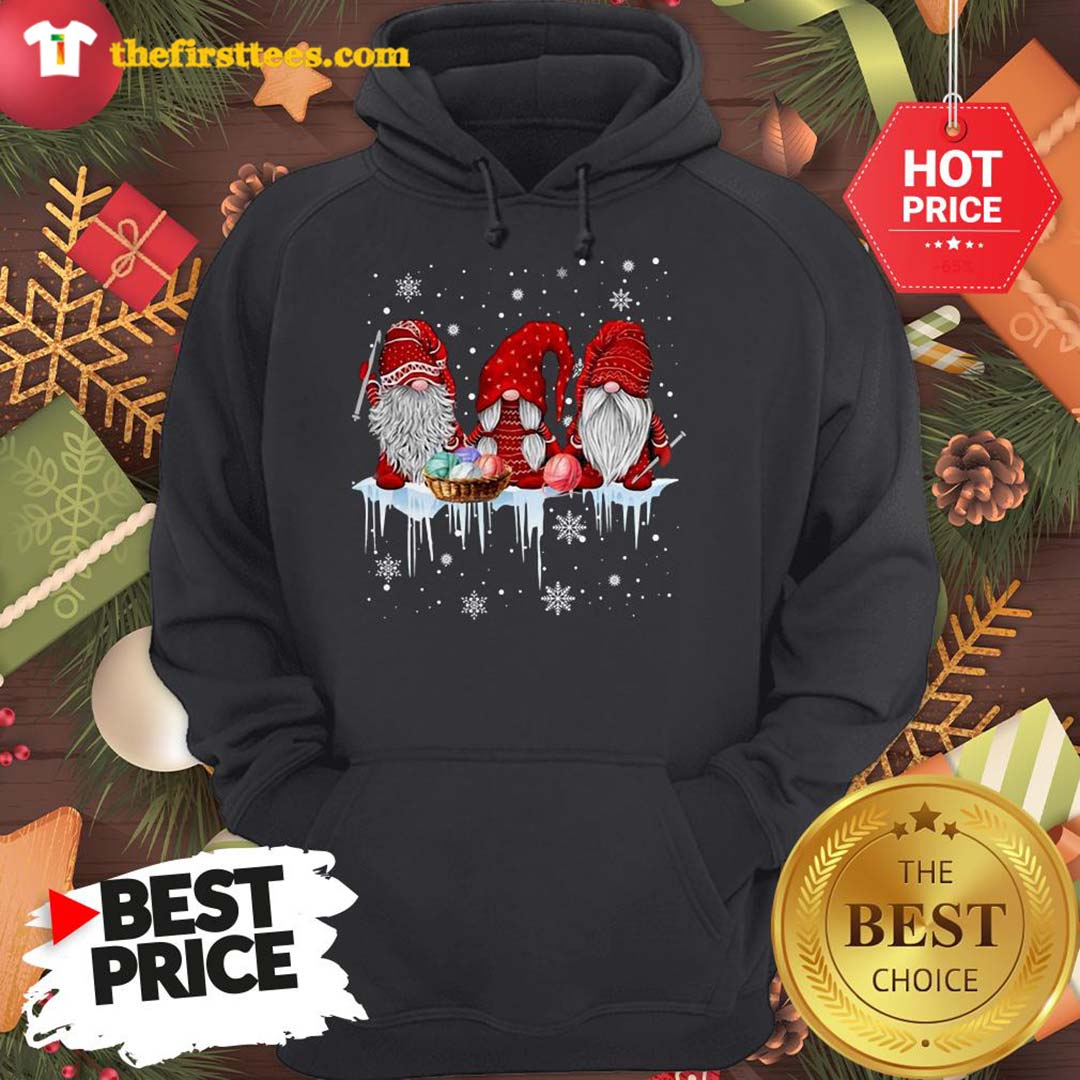 Three Gnomes Small In Red Costume Christmas Wonderful Shirt