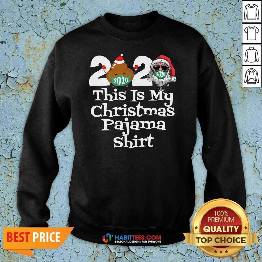 Top 2020 This Is My Christmas Pajama Poop Santa Clause Face Mask Xmas Shirt
