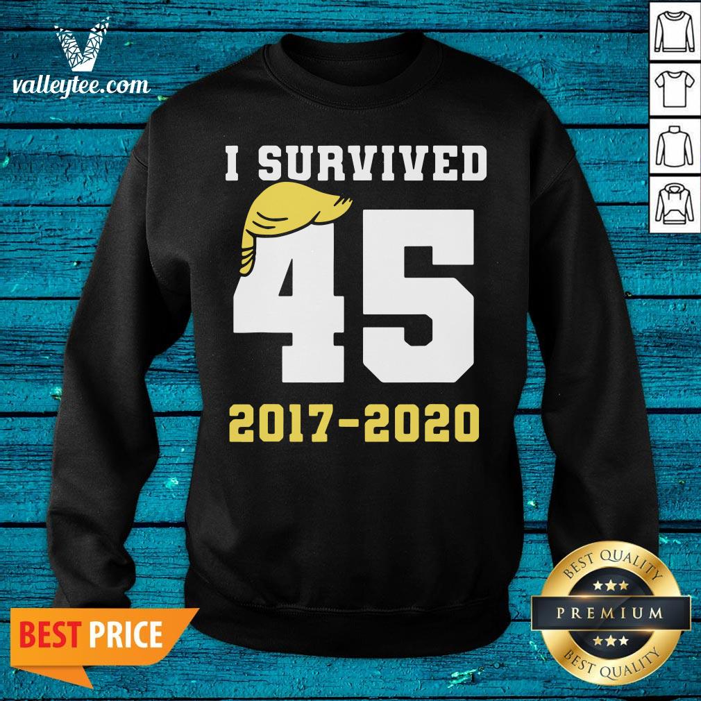 Top Biden Election Victory 2017 2020 I Survived 45 Humor Shirt