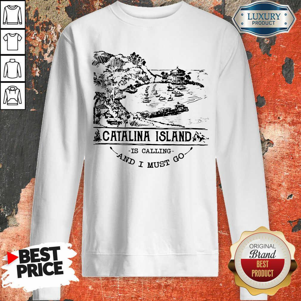 Top Camping2801 Catalina Island Is Calling And I Must Go Shirt