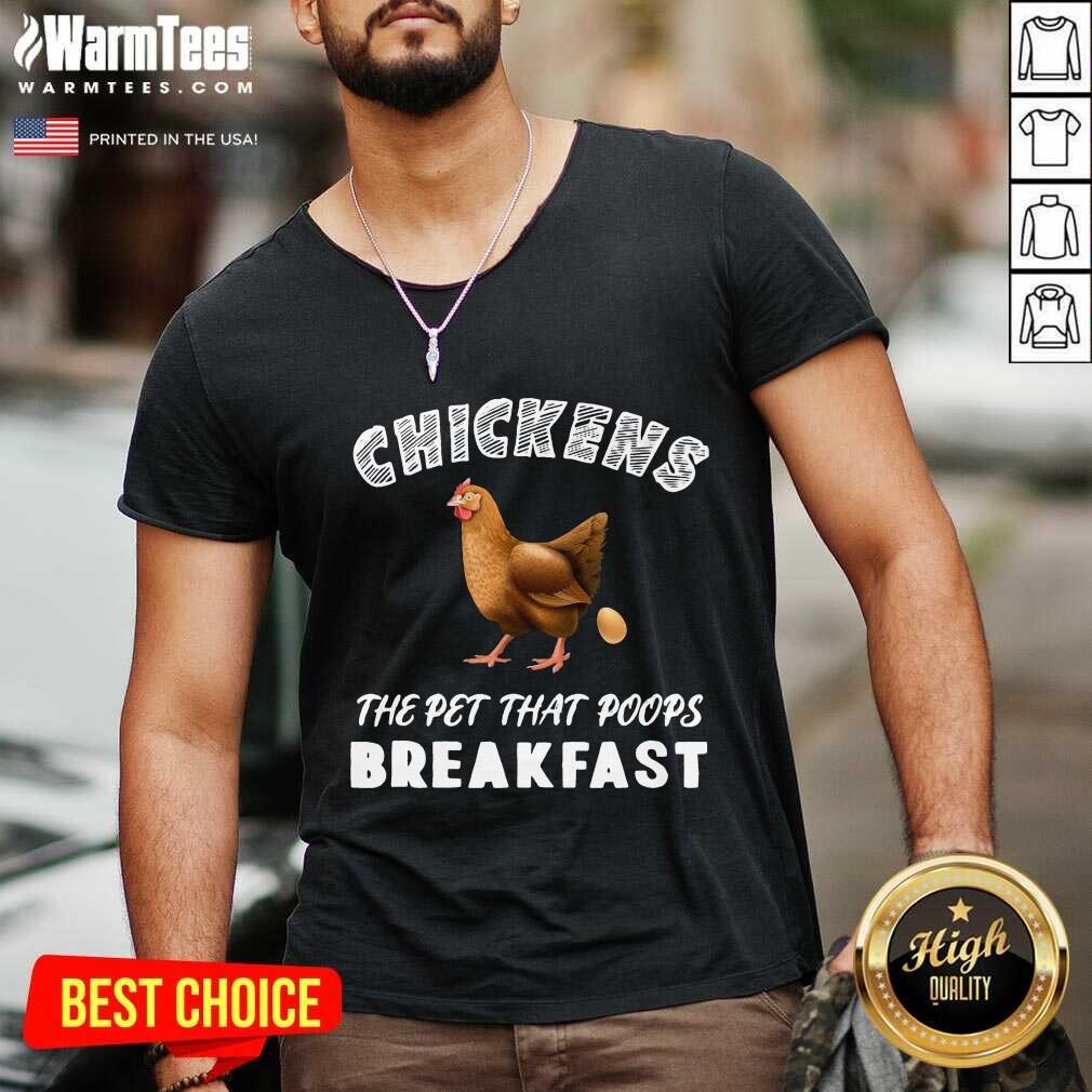 Top Chickens Poops Breakfast Backyard Shirt