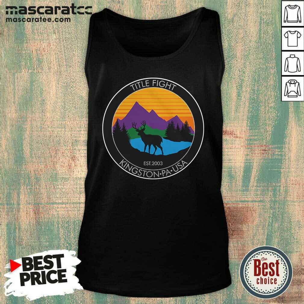 Top Cold Cuts Merch Title Fight Deer Shirt