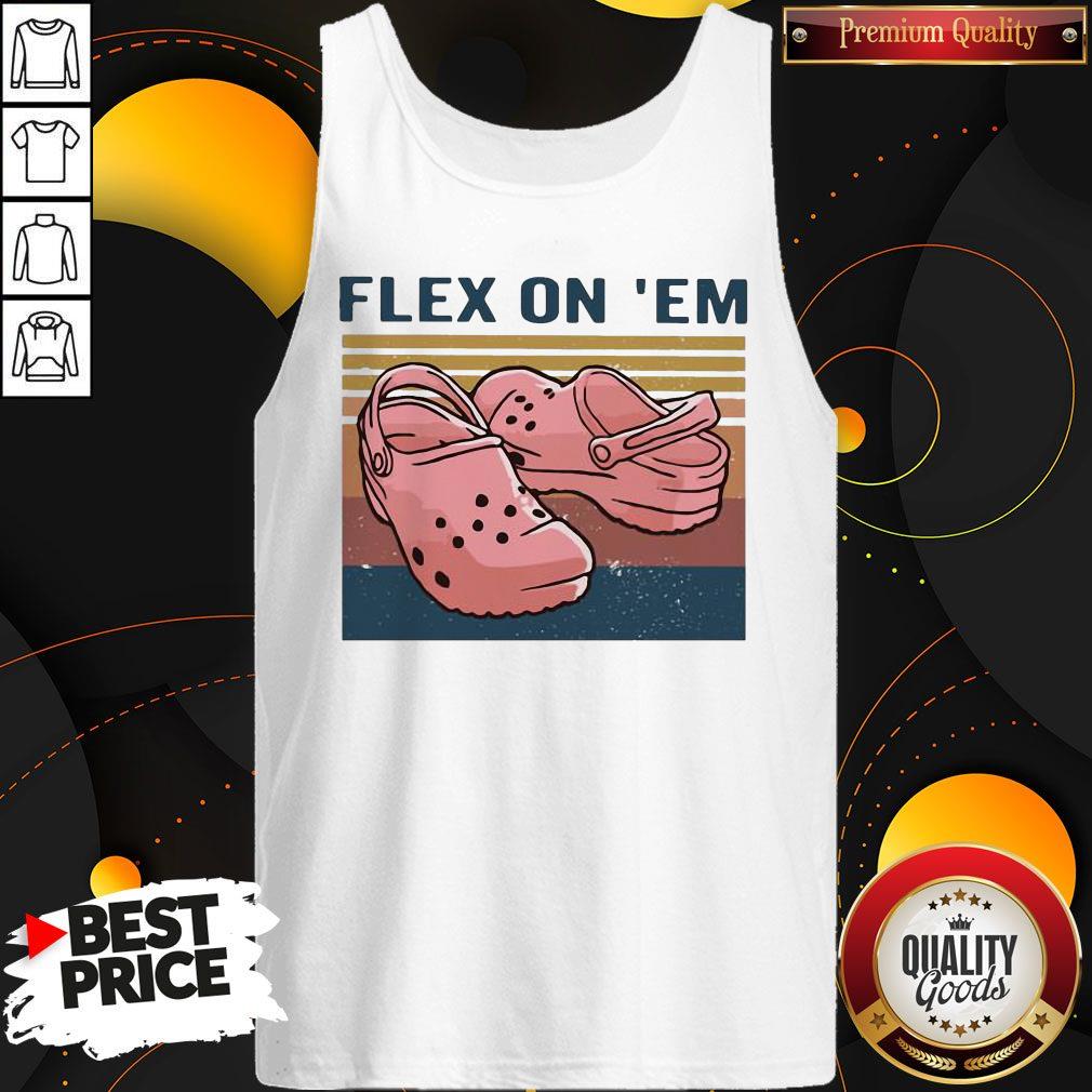 Top Croc Flex On Em Vintage Shirt