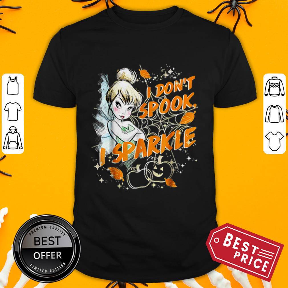 Top Disney Peter Pan Tinkerbell Halloween Sparkle Shirt