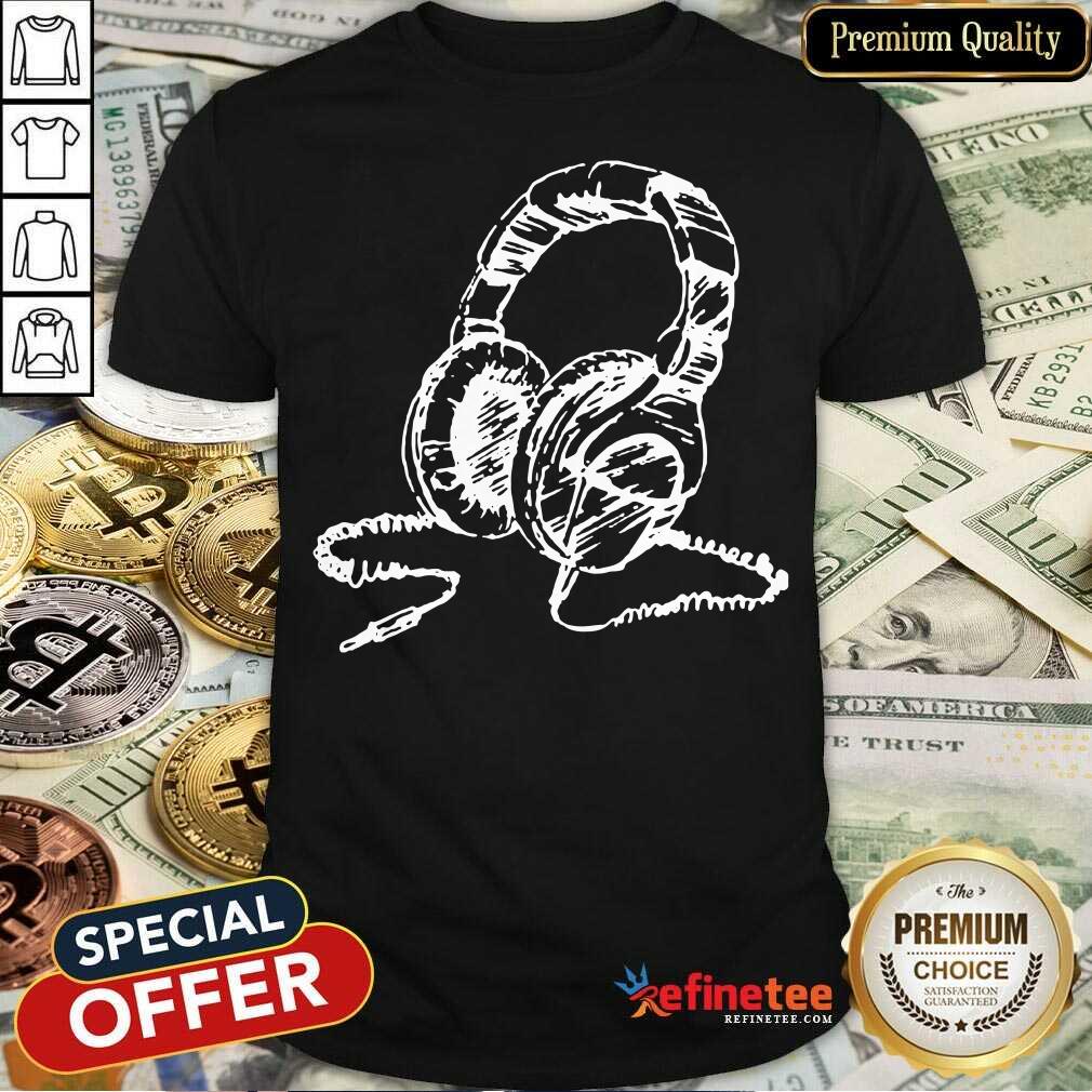 Top DJ Headphones Shirt